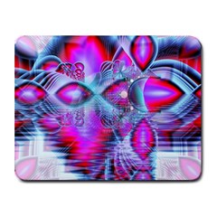 Crystal Northern Lights Palace, Abstract Ice  Small Mouse Pad (rectangle) by DianeClancy