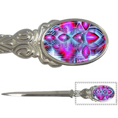 Crystal Northern Lights Palace, Abstract Ice  Letter Opener by DianeClancy