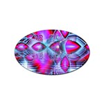 Crystal Northern Lights Palace, Abstract Ice  Sticker 100 Pack (Oval) Front