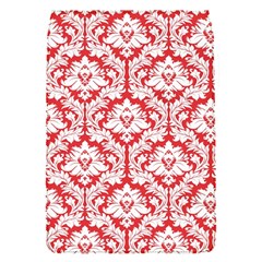 White On Red Damask Removable Flap Cover (small) by Zandiepants
