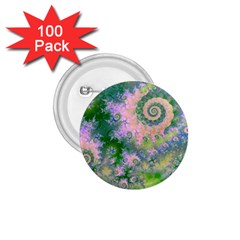 Rose Apple Green Dreams, Abstract Water Garden 1.75  Button (100 pack)