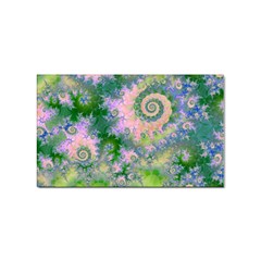 Rose Apple Green Dreams, Abstract Water Garden Sticker 100 Pack (Rectangle)