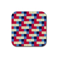 Hearts Drink Coaster (square) by Siebenhuehner