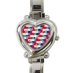 Hearts Heart Italian Charm Watch  by Siebenhuehner