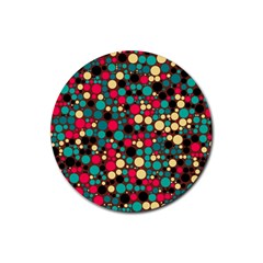 Retro Drink Coaster (round) by Siebenhuehner