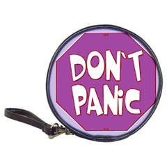 Purple Don t Panic Sign Cd Wallet by FunWithFibro