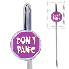 Purple Don t Panic Sign Bookmark by FunWithFibro