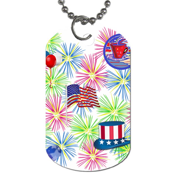 Patriot Fireworks Dog Tag (Two-sided) 