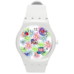 Patriot Fireworks Plastic Sport Watch (medium) by StuffOrSomething