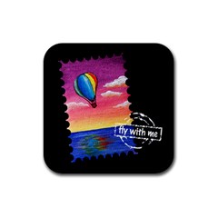 Trips In Hot Air Drink Coasters 4 Pack (square) by CaterinaBassano