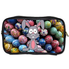 Easter Egg Bunny Treasure Travel Toiletry Bag (one Side) by StuffOrSomething