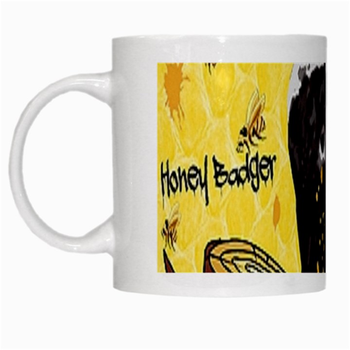 Honeybadgersnack White Coffee Mug