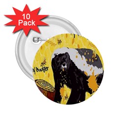 Honeybadgersnack 2 25  Button (10 Pack) by BlueVelvetDesigns