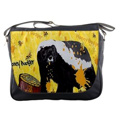 Honeybadgersnack Messenger Bag by BlueVelvetDesigns