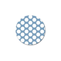 Blue Polkadot Golf Ball Marker 4 Pack by Zandiepants