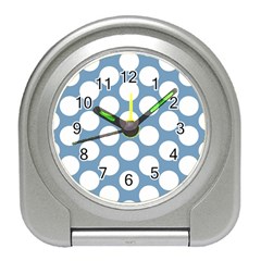 Blue Polkadot Desk Alarm Clock by Zandiepants