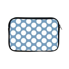 Blue Polkadot Apple Ipad Mini Zippered Sleeve by Zandiepants