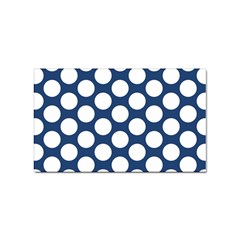 Dark Blue Polkadot Sticker (rectangle) by Zandiepants