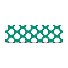 Emerald Green Polkadot Bumper Sticker 10 Pack by Zandiepants