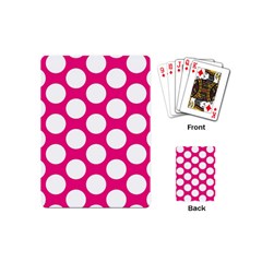 Pink Polkadot Playing Cards (mini) by Zandiepants