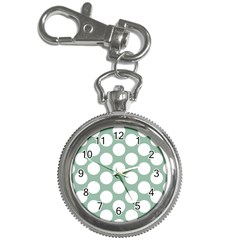 Jade Green Polkadot Key Chain Watch