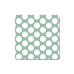 Jade Green Polkadot Magnet (Square)