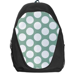 Jade Green Polkadot Backpack Bag
