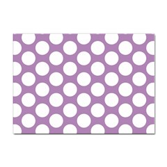 Lilac Polkadot A4 Sticker 10 Pack by Zandiepants