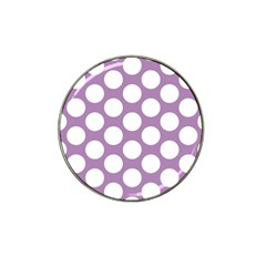 Lilac Polkadot Golf Ball Marker 10 Pack (for Hat Clip) by Zandiepants