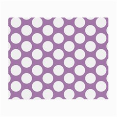 Lilac Polkadot Glasses Cloth (small) by Zandiepants