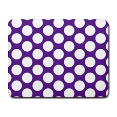 Purple Polkadot Small Mouse Pad (rectangle)