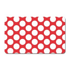 Red Polkadot Magnet (rectangular)