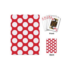 Red Polkadot Playing Cards (mini) by Zandiepants
