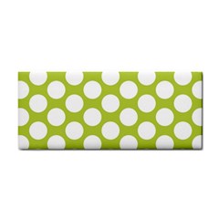 Spring Green Polkadot Hand Towel