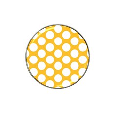 Sunny Yellow Polkadot Golf Ball Marker 10 Pack (for Hat Clip) by Zandiepants