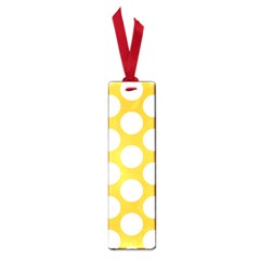 Sunny Yellow Polkadot Small Bookmark by Zandiepants