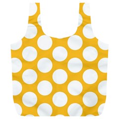 Sunny Yellow Polkadot Reusable Bag (xl) by Zandiepants