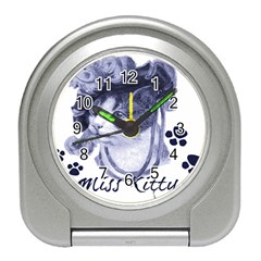 Miss Kitty Blues Desk Alarm Clock by misskittys