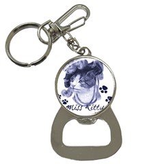 Miss Kitty Blues Bottle Opener Key Chain