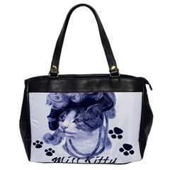 Miss Kitty Blues Oversize Office Handbag (one Side)