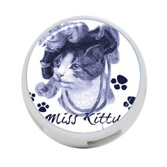 Miss Kitty Blues 4-port Usb Hub (two Sides)