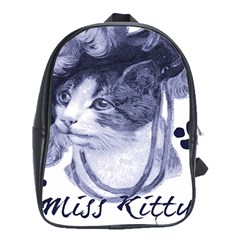 Miss Kitty Blues School Bag (xl) by misskittys