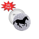 Unicorn on Starry Background 1.75  Button (100 pack) Front