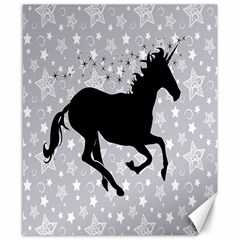 Unicorn On Starry Background Canvas 8  X 10  (unframed) by StuffOrSomething