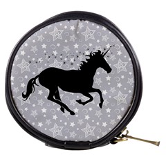 Unicorn On Starry Background Mini Makeup Case