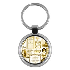 Parisgoldentower Key Chain (round)