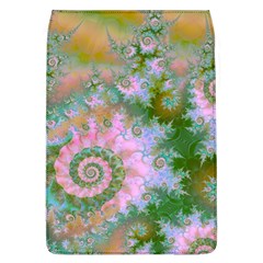 Rose Forest Green, Abstract Swirl Dance Removable Flap Cover (large) by DianeClancy