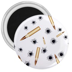 Bulletsnbulletholes 3  Button Magnet by misskittys