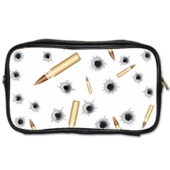 Bulletsnbulletholes Travel Toiletry Bag (two Sides) by misskittys