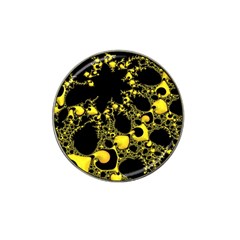 Special Fractal 04 Yellow Golf Ball Marker (for Hat Clip) by ImpressiveMoments